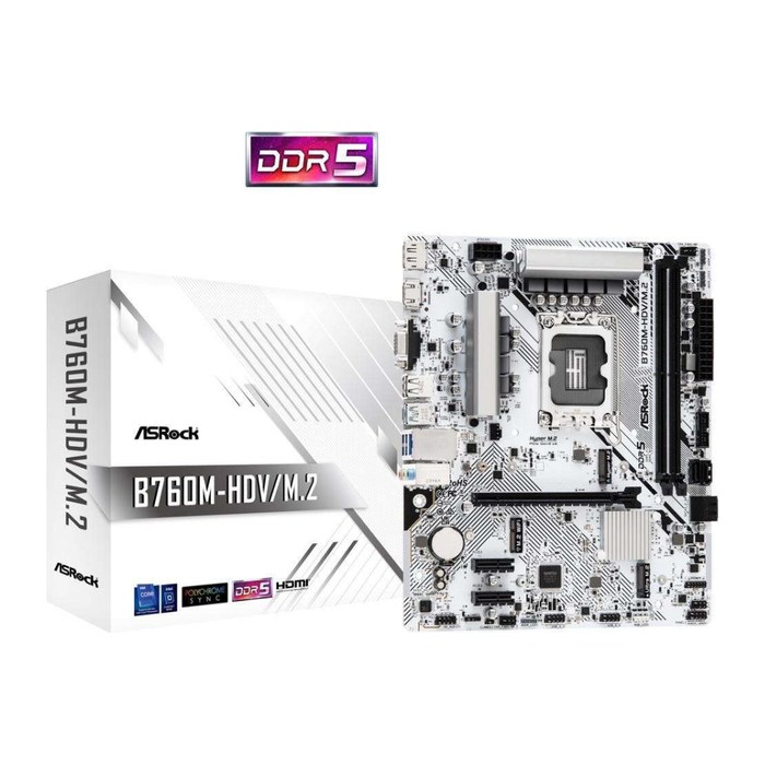 ASRock B760M-HDV/M.2 1700 mATX HDMI/DP/VGA DDR5 retail