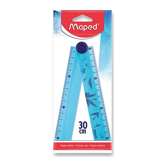 maped Faltlineal ARCTIC 15,0/30,0 cm, hellblau