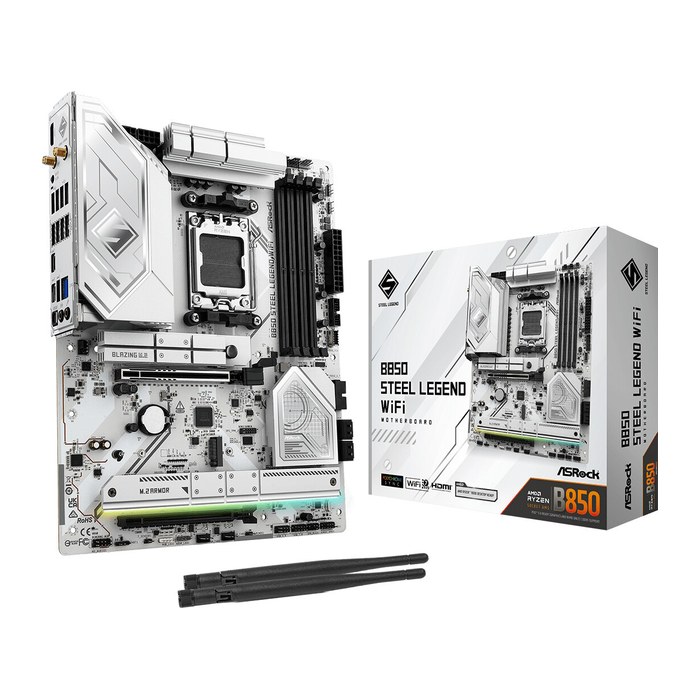 ASRock B850 Steel Legend WiFi AM5 ATX HDMI DDR5
