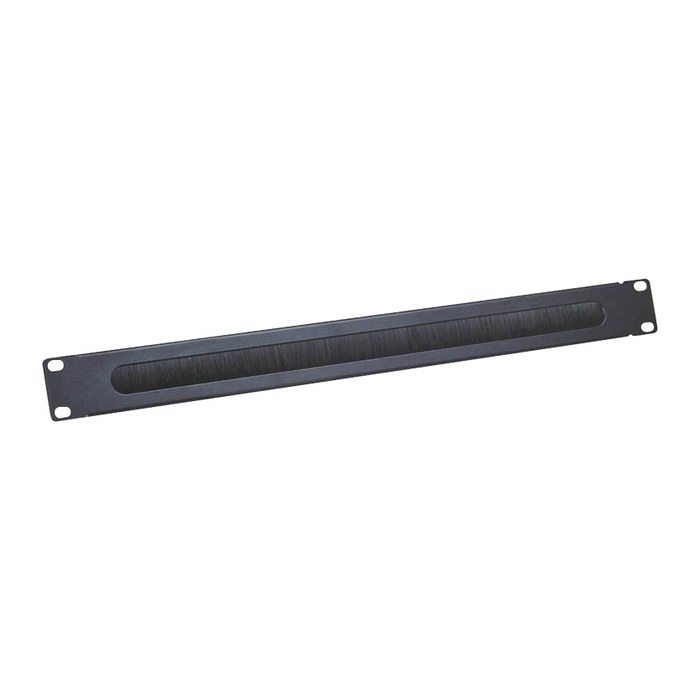 Logilink 19" Kabeldurchführung 1U mit Bürsteneinsatz, schw.
