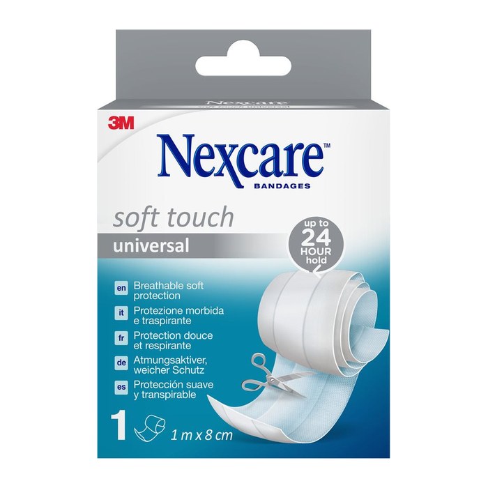 Nexcare™ Pflaster Soft Touch Universal N0501B weiß 8,0 cm x 1,0 m, 1 St.
