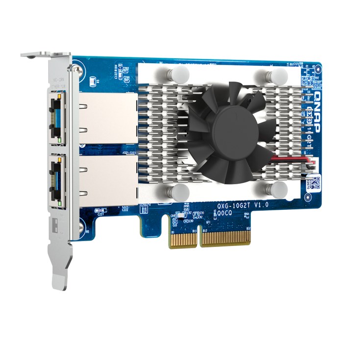 QNAP QXG-10G2T Netzwerkadapter-PCIe 10 GBE RJ45 x2