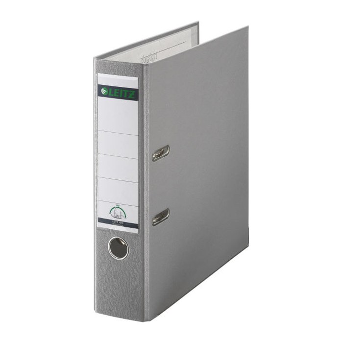 LEITZ 1010 Ordner grau Kunststoff 8,0 cm DIN A4, 1 St.