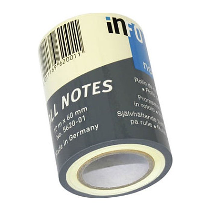 inFO Ersatzrolle Haftnotizen-Rolle 5620-01 gelb, 1 Rolle