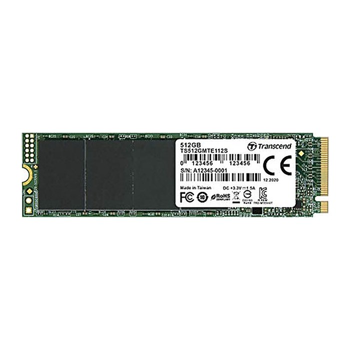 SSD 512GB Transcend M.2 MTE112S (M.2 2280) PCIe Gen3 x4 NVMe