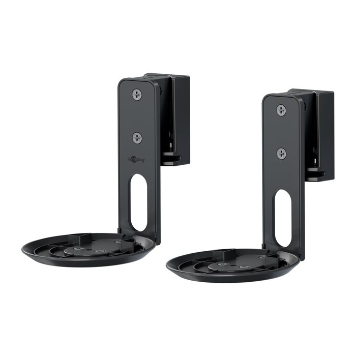 goobay Lautsprecher-Wandhalterung Modern Era 1 Flex schwarz