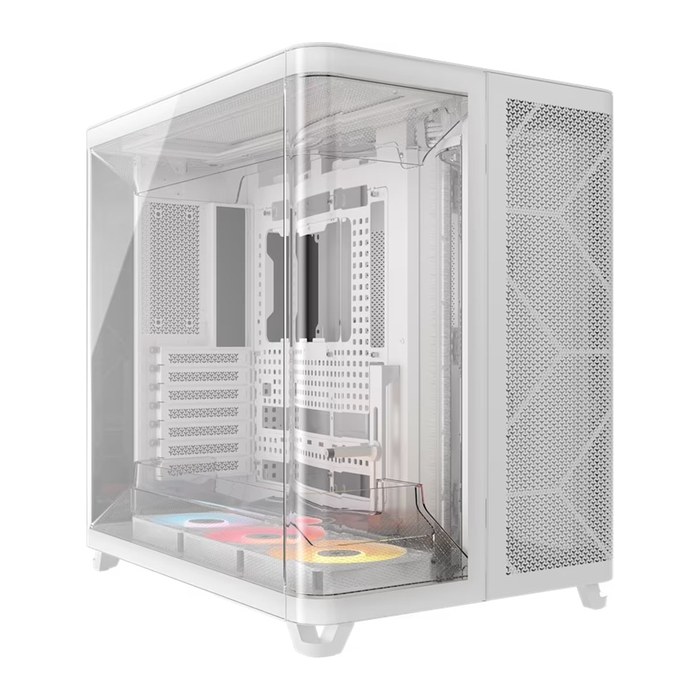 CORSAIR Geh Midi AIR 5400 RS-R ARGB Tempered Glass White