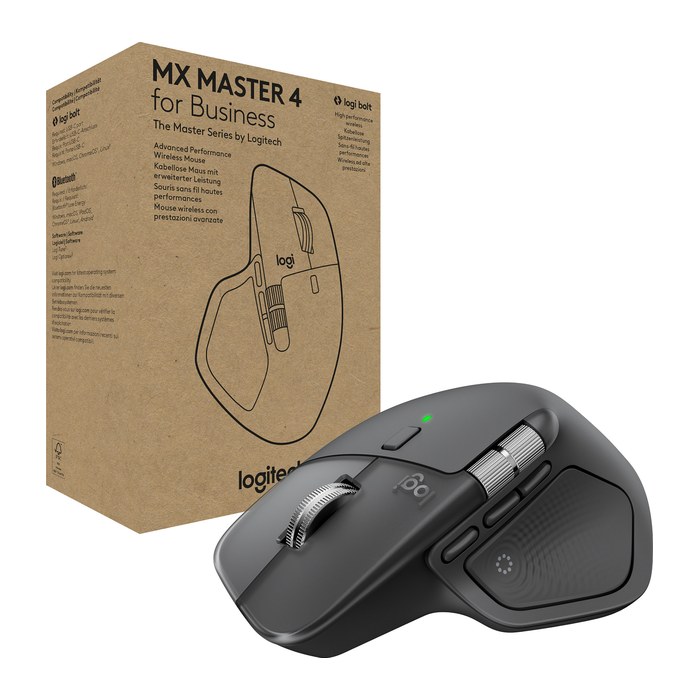 Logitech Wireless Mouse MX Master 4 f. Business graphite