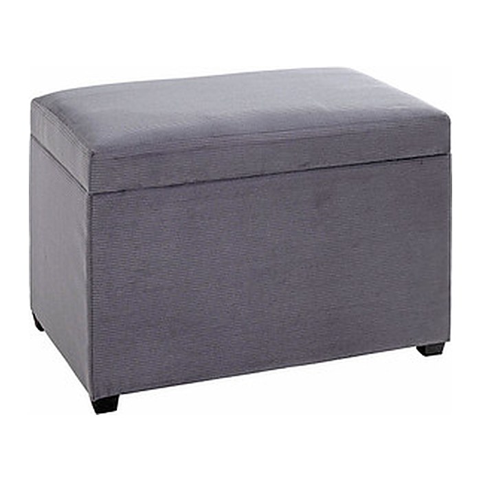 HAKU Möbel Sitztruhe 54145 grau Stoff 58,0 cm