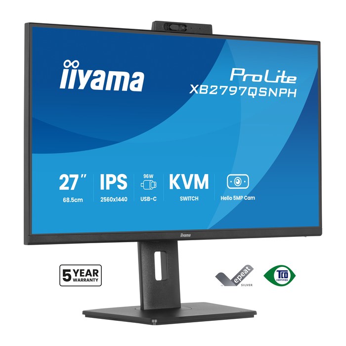 IIYAMA 68.6cm (27") XB2797QSNPH-B1 16:9 HDMI+DP+2xUSB-C