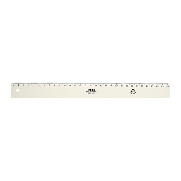 M + R Lineal ECO 2 30,0 cm, weiß