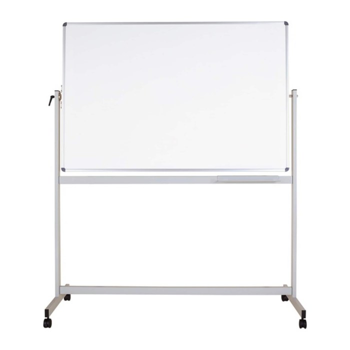 MAUL Mobiles Whiteboard MAULstandard 220,0 x 120,0 cm weiß spezialbeschichteter Stahl