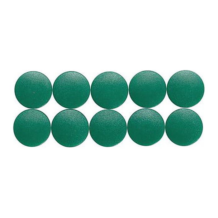 MAUL Magnete grün, Kunststoff Ø 1,5 cm, 10 St.