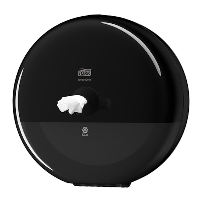TORK Toilettenpapierspender SmartOne® T8 680008 schwarz Kunststoff, 1 St.