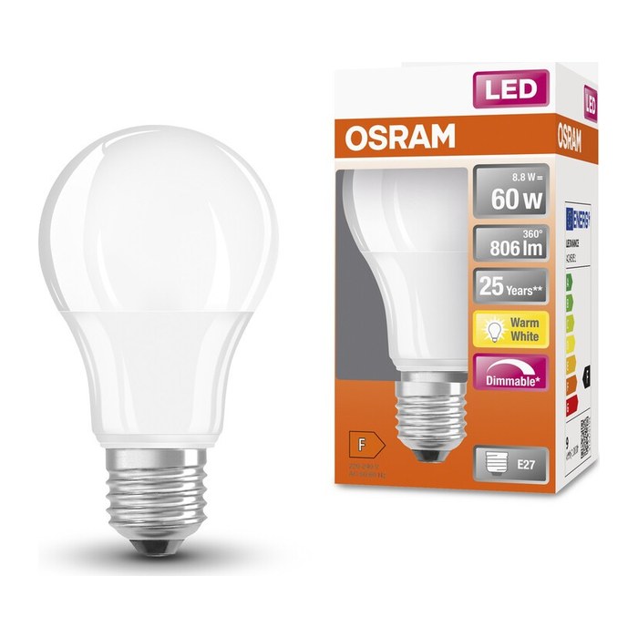 OSRAM LED-Lampe SUPERSTAR CLASSIC A 60 E27 8,8 W matt, 1 St.