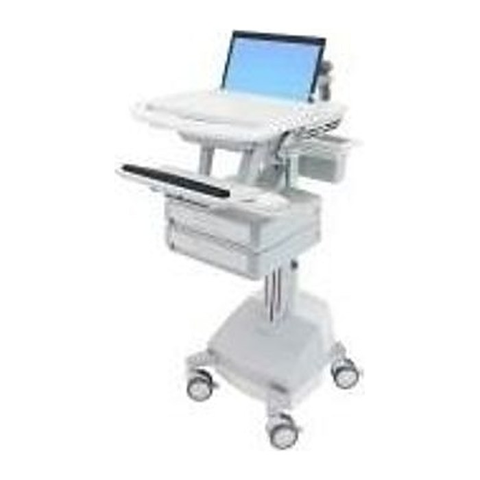 ergotron Visitenwagen StyleView SV44 Laptop grau für 1 Notebook, 1 Tastatur, 1 Maus