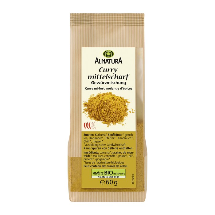ALNATURA Bio Curry Gewürz, 60,0 g
