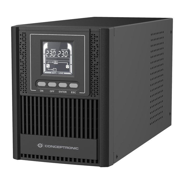 CONCEPTRONIC USV 1000VA/ 900W/4xIEC/HID USB/+Online Tower sw