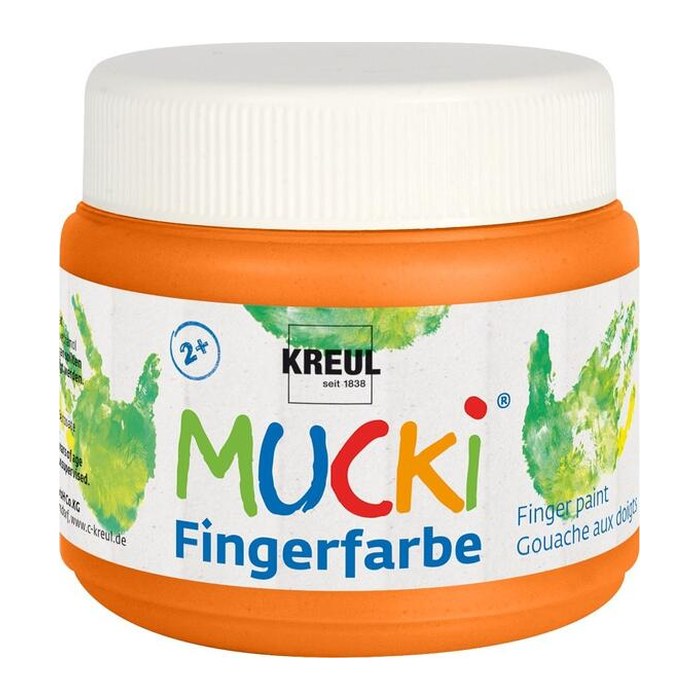 KREUL MUCKI Fingerfarbe orange 150,0 ml, 1 St.