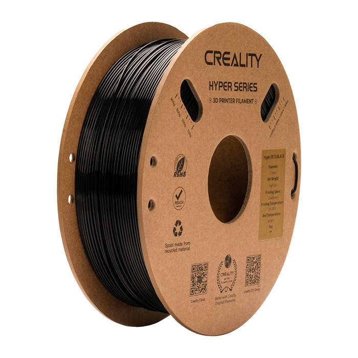 CREALITY PETG Filament-Rolle Hyper schwarz 1,75 mm