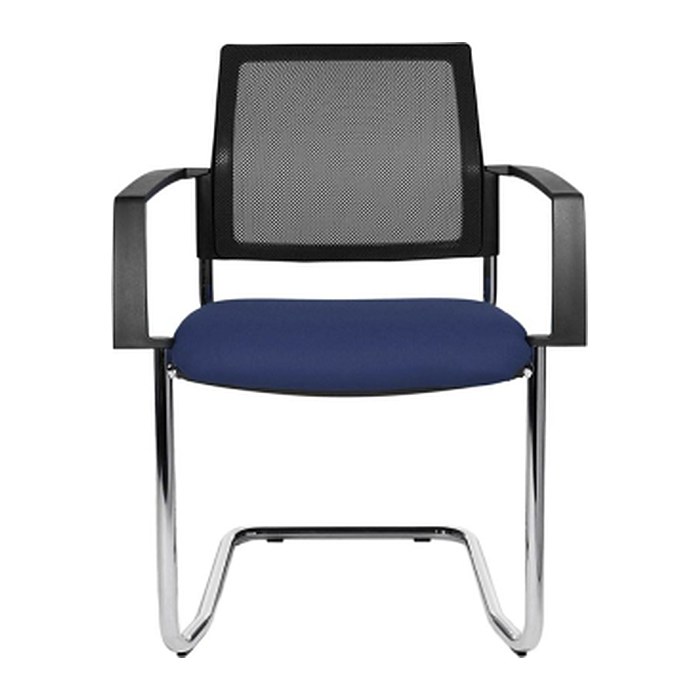 Topstar Besucherstühle BtoB 20 BB490A G260 blau, schwarz Stoff, 2 St.