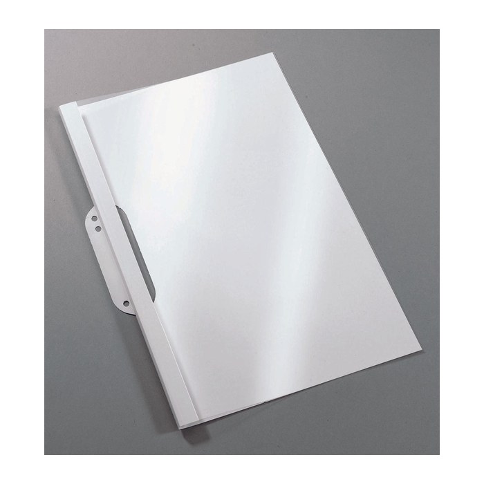 dots Thermo-Bindemappen mit Abheftlasche weiß Hochglanzkarton für 15 - 20 Blatt, 100 St.