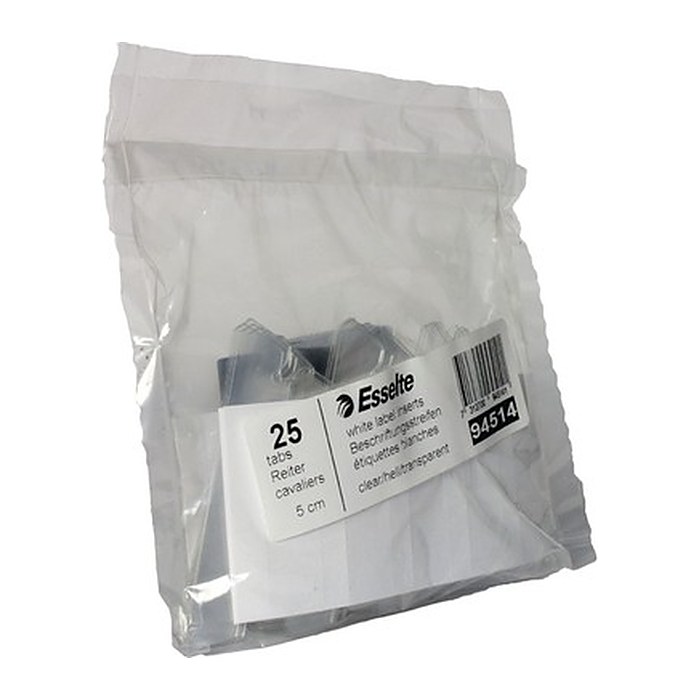 Esselte Vollsichtreiter Pendaflex Collection transparent, 25 St.