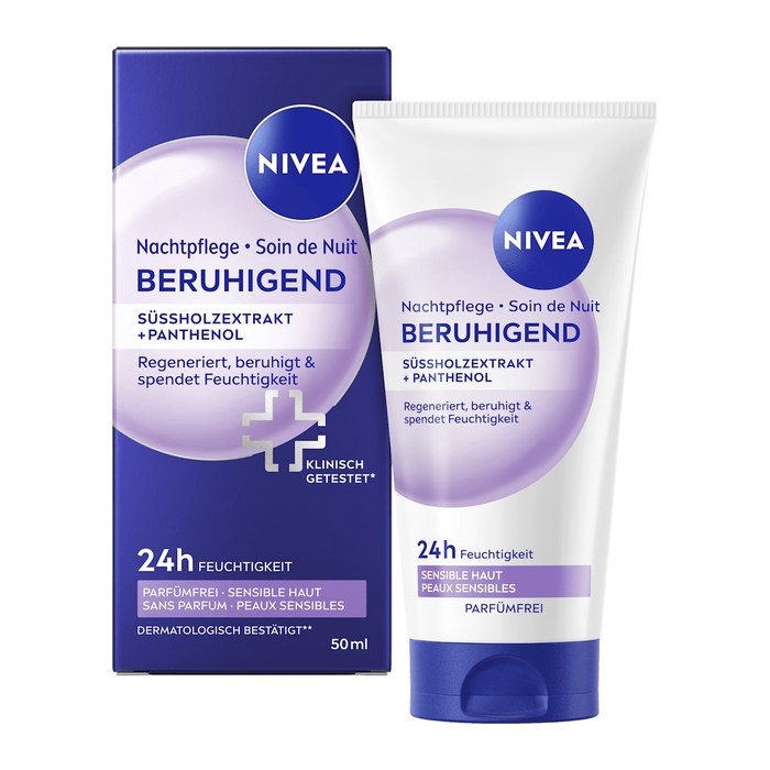NIVEA BERUHIGENDE Nachtpflege Gesichtscreme 50,0 ml