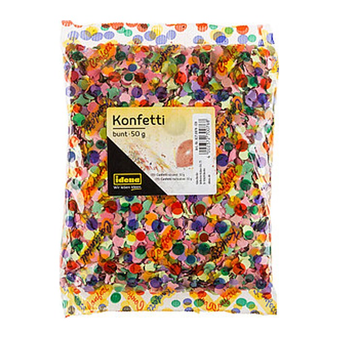 Idena Konfetti bunt 50,0 g