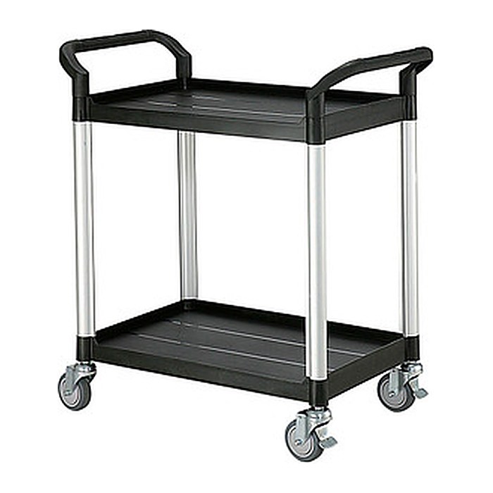 Etagenwagen schwarz 85,0 x 48,0 x 95,0 cm