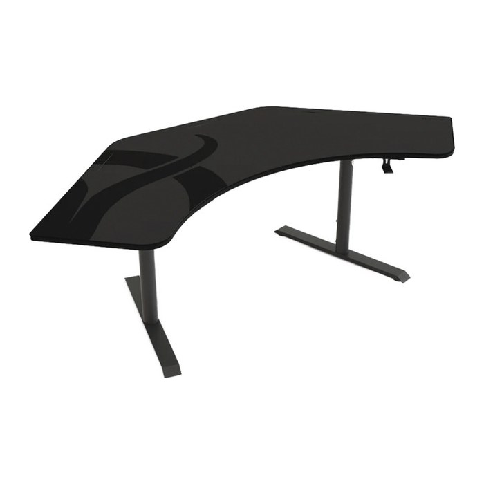 Arozzi Gaming-Tisch Arena Angelo PureBlack 135°-225x102cm1/2