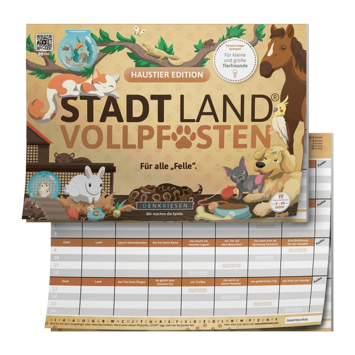 STADT LAND VOLLPFOSTEN - HAUSTIER EDITION - DIN A4
