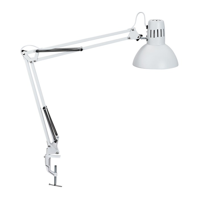 MAUL MAULstudy Schreibtischlampe weiß mit Tischklemme