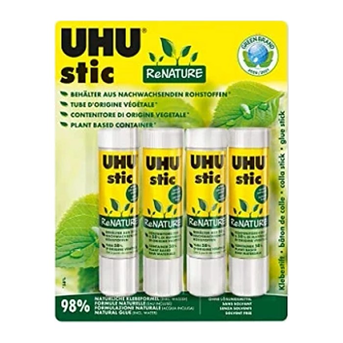 UHU stic ReNATURE Klebestifte 21,0 g, 4 St.