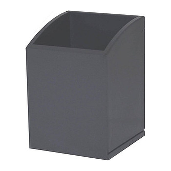 M&M Stiftehalter Loft anthrazit Polystyrol 7,0 x 7,0 x 10,0 cm