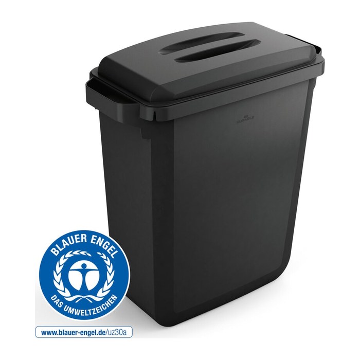 DURABLE DURABIN® ECO Mülleimer 60,0 l schwarz, 1 St.