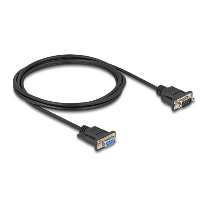 DELOCK Seriell Kabel RS-232 D-Sub9 St zu Bu Steckergehäu. 2m