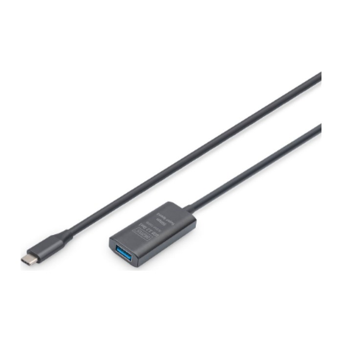 DIGITUS Verlängerungskabel USB-C->USB-A St./Bu. 5Gbit 5,00m