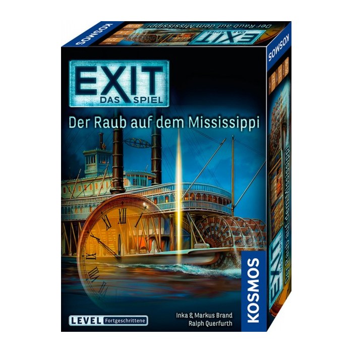 KOSMOS EXIT - Das Spiel: Der Raub auf dem Mississippi Escape-Room Spiel, 1 St.