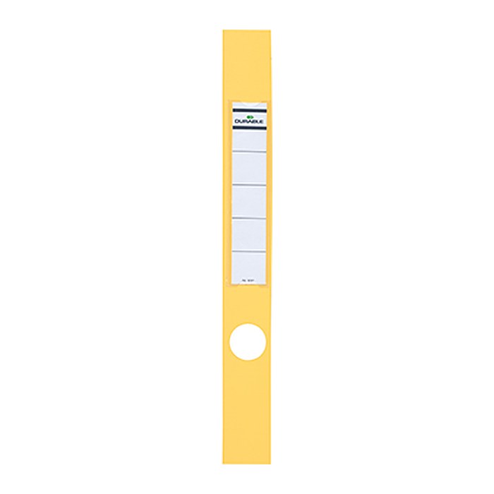 DURABLE Ordneretiketten ORDOFIX® gelb für 5,0 cm Rückenbreite, 10 St.