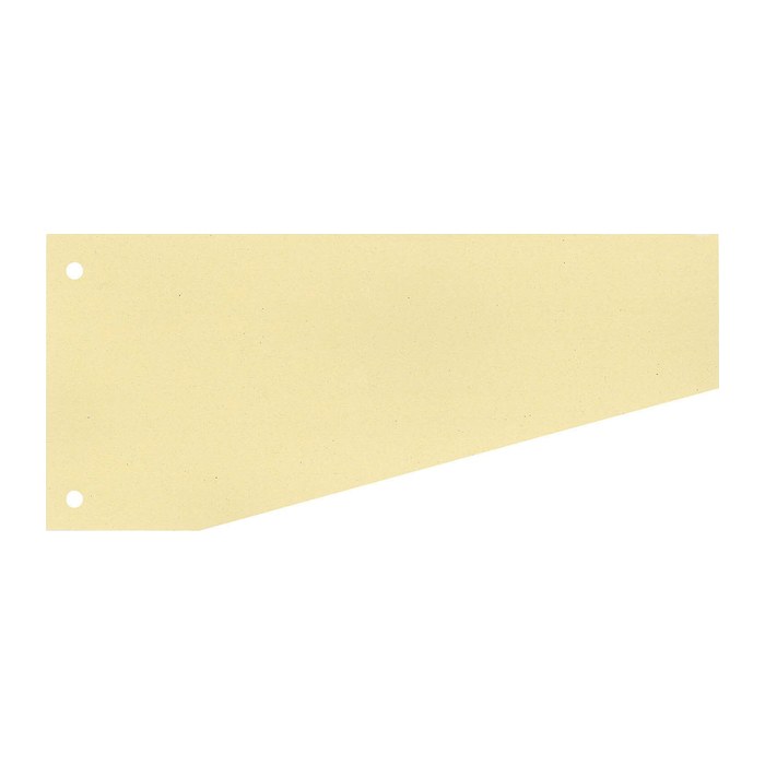 Wekre Trennstreifen Trapez gelb, 190 g/qm Karton 24,0 x 10,5 / 6,0 cm, 100 St.