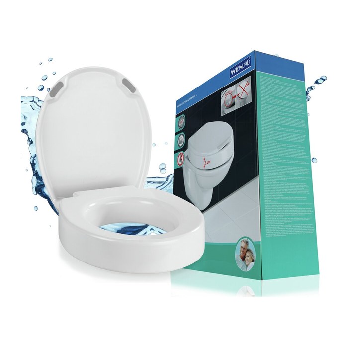 WENKO WC-Sitz mit Absenkautomatik Secura Comfort L weiß, 1 St.