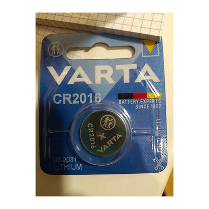 VARTA Knopfzelle CR2016 Lithium 3,0 V, 1 St.