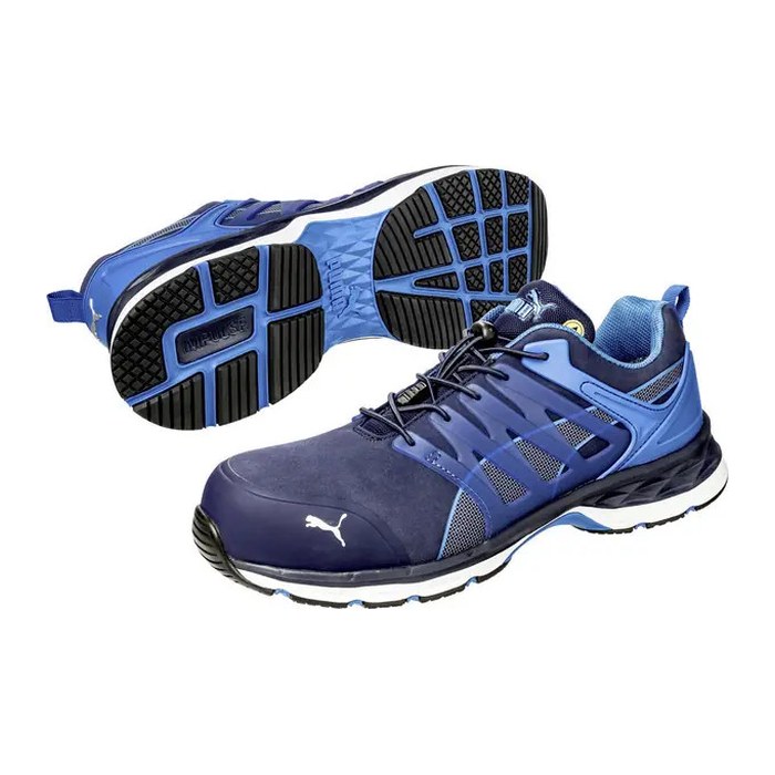 PUMA® Herren S1P Sicherheitsschuhe "VELOCITY 2.0 BLUE" MOTION PROTECT blau Größe 43, 1 Paar