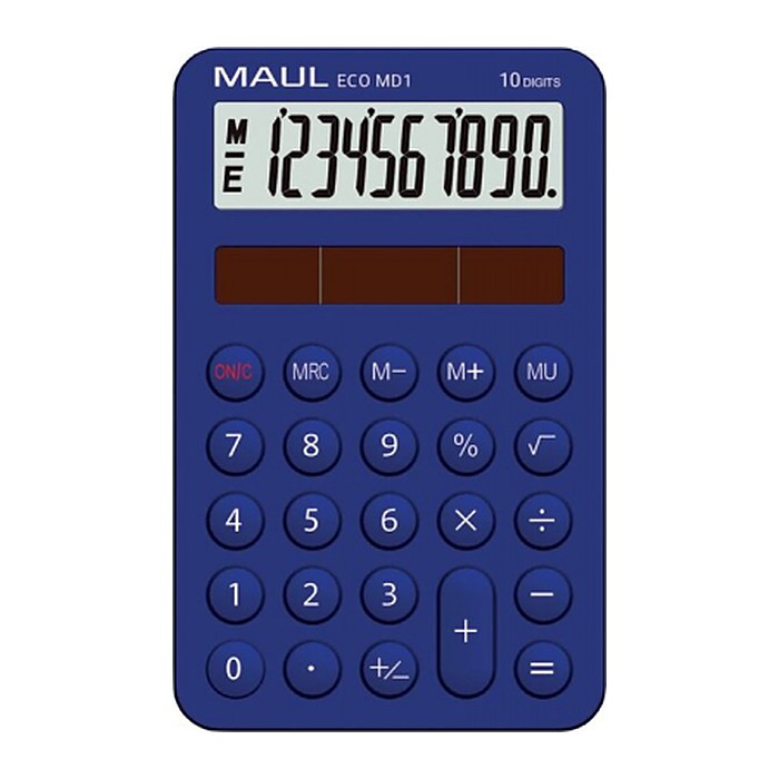 MAUL ECO MD 1 Taschenrechner blau