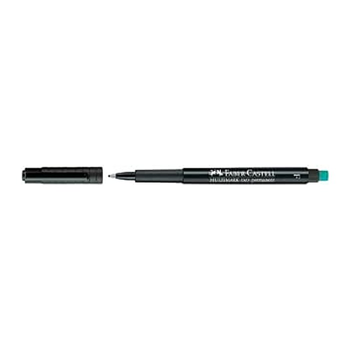 FABER-CASTELL MULTIMARK 1513 Folienstifte schwarz 0,6 mm permanent, 10 St.
