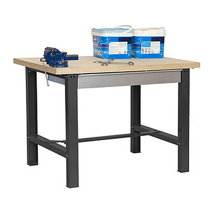 Simonrack Werkbank SIMONWORK BT6 BOX anthrazit 1 Schublade 150,0 x 75,0 x 86,5 cm
