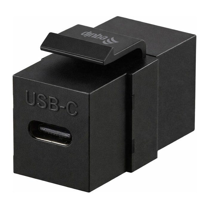 Equip Keystone-Koppler USB 3.2 Gen2 20Gbps 100W PD 4k60Hz sw
