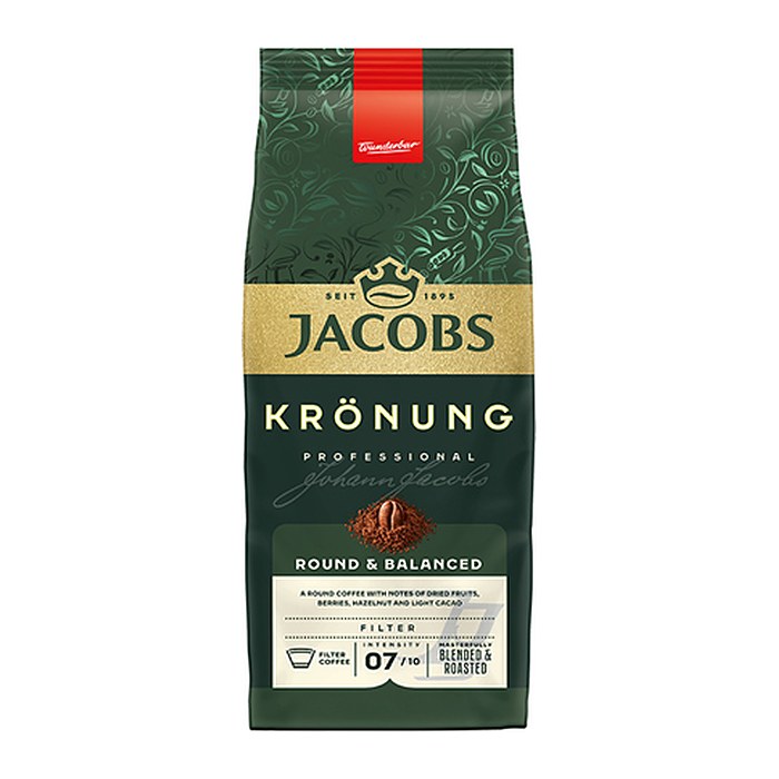 JACOBS KRÖNUNG PROFESSIONAL Kaffee, gemahlen mild, 1 kg