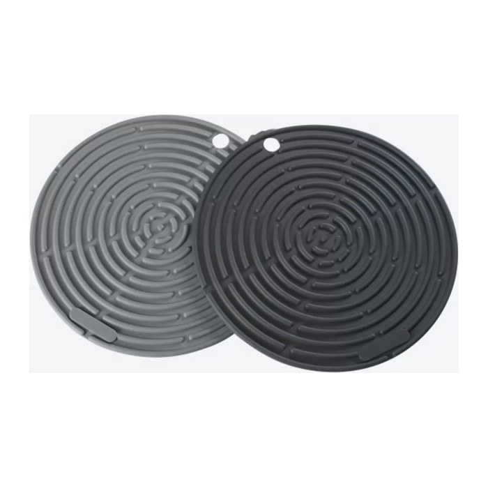 LURCH Untersetzer grau, schwarz 20,0 cm, 2 St.